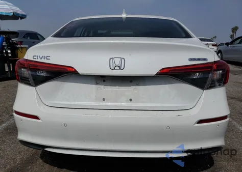 2022 Honda Civic Touring из США, поврежденный, VIN 2HGFE1F96NH304445